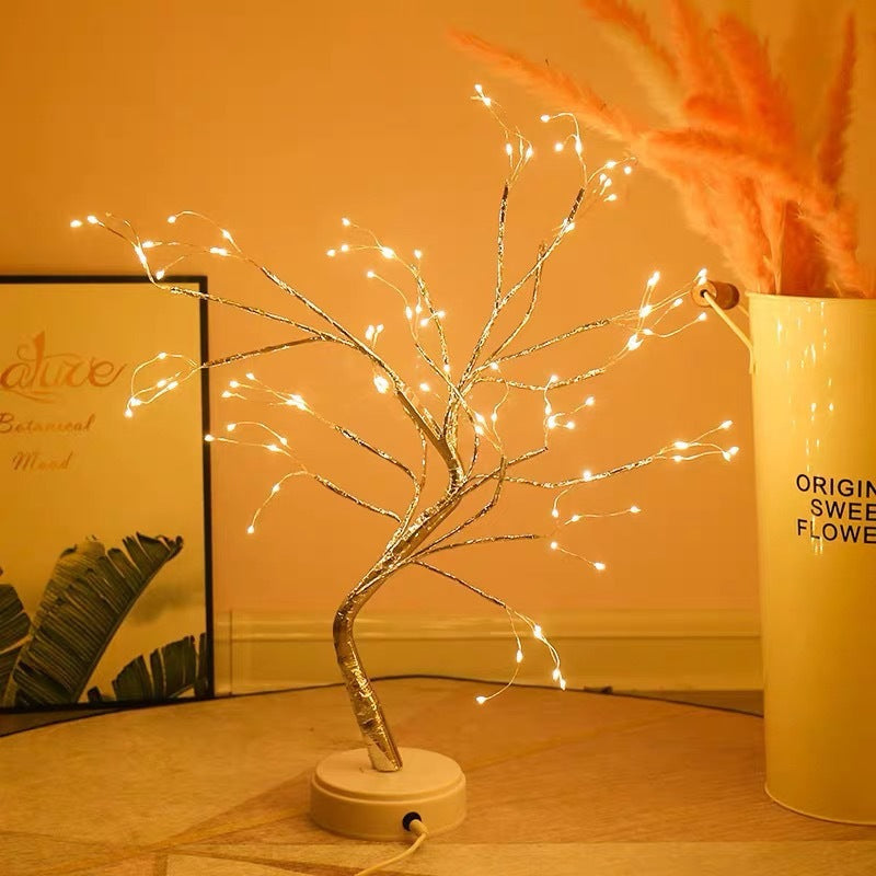 Golden Tree Light For Bedroom