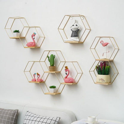 Beautiful Hexagonal Shelf