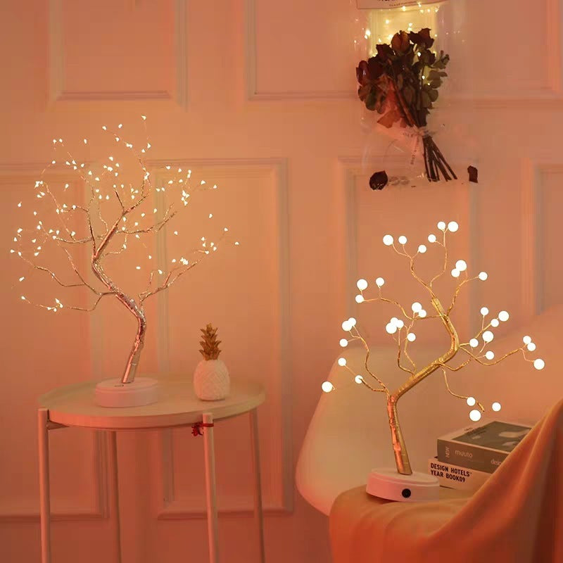 Golden Tree Light For Bedroom