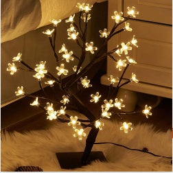 Golden Tree Light For Bedroom