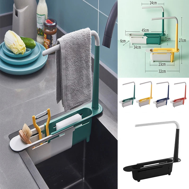 Telescopic Sink Shelf Organizer