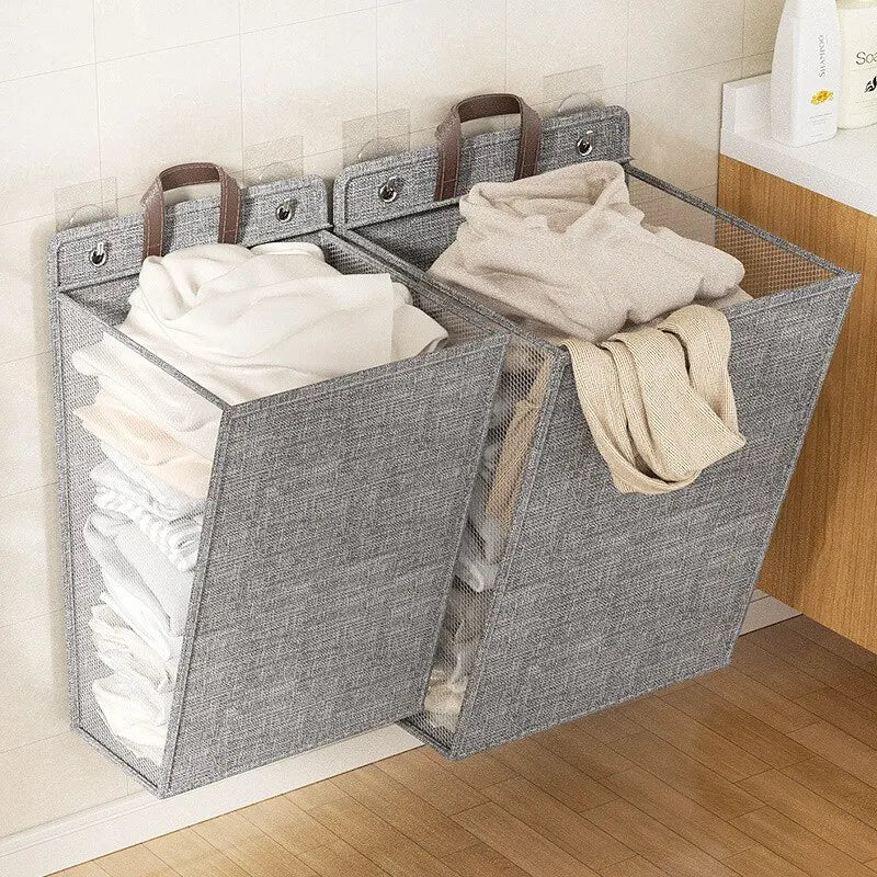 Foldable Adhesive Laundry Basket