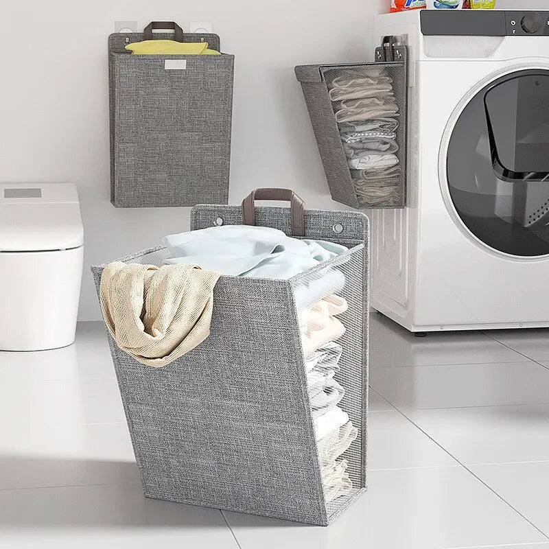 Foldable Adhesive Laundry Basket